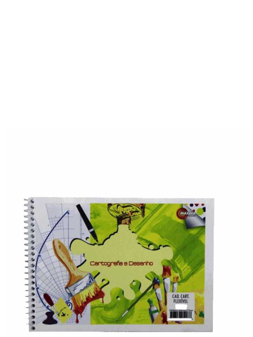 Caderno de Cartografia Flex 48 Folhas Máxima Ref. 6181 