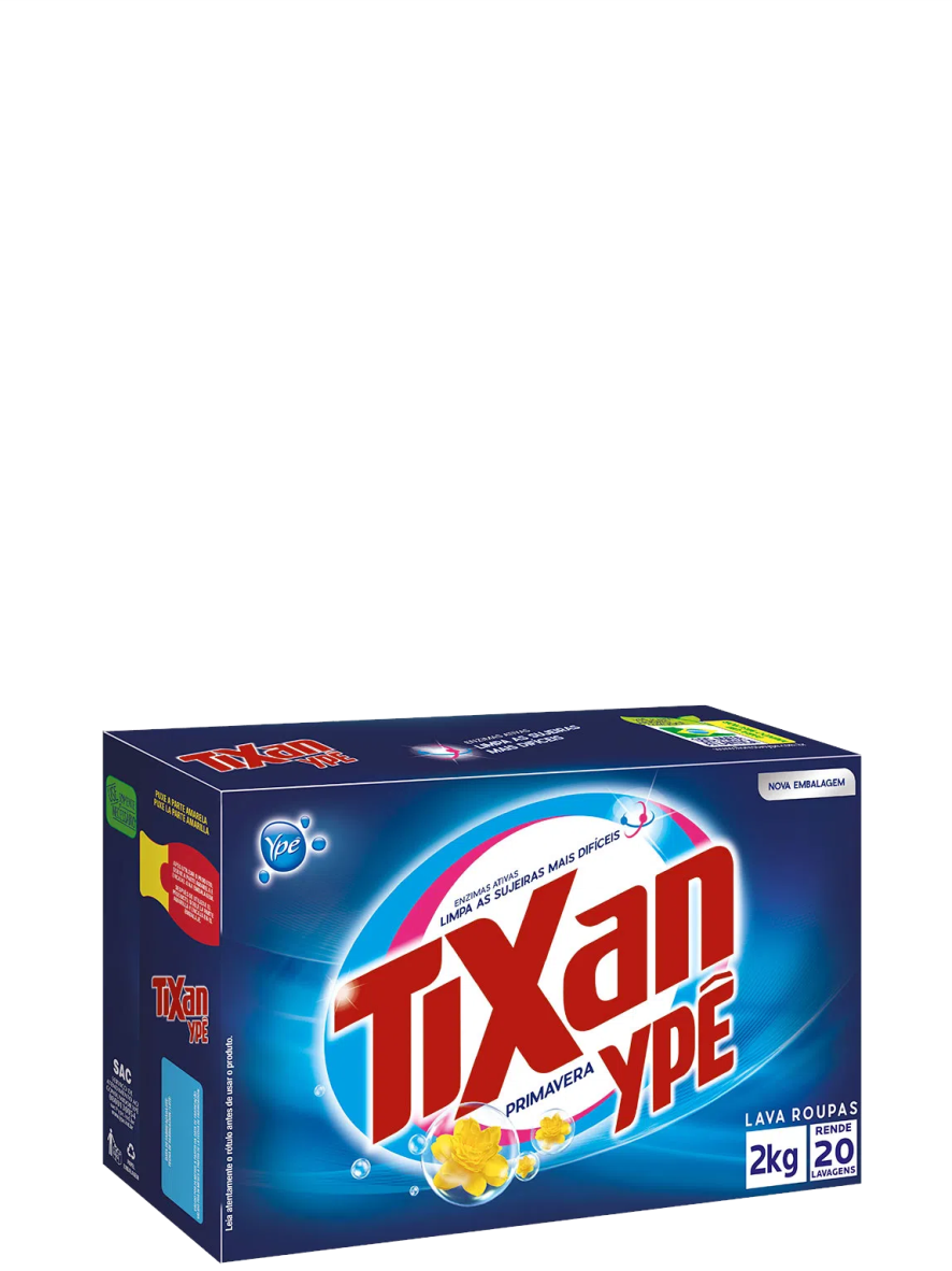 Detergente em Pó Primavera/Azul 2kg Tixan Ref. 7650 