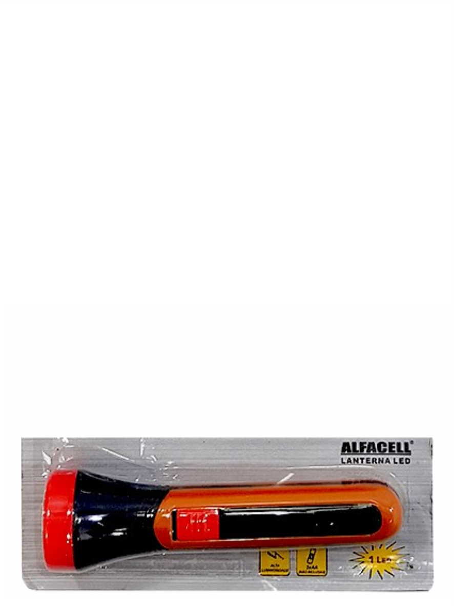 Lanterna Manual C/2 Leds 18cm Alfacell Ref. 7697 