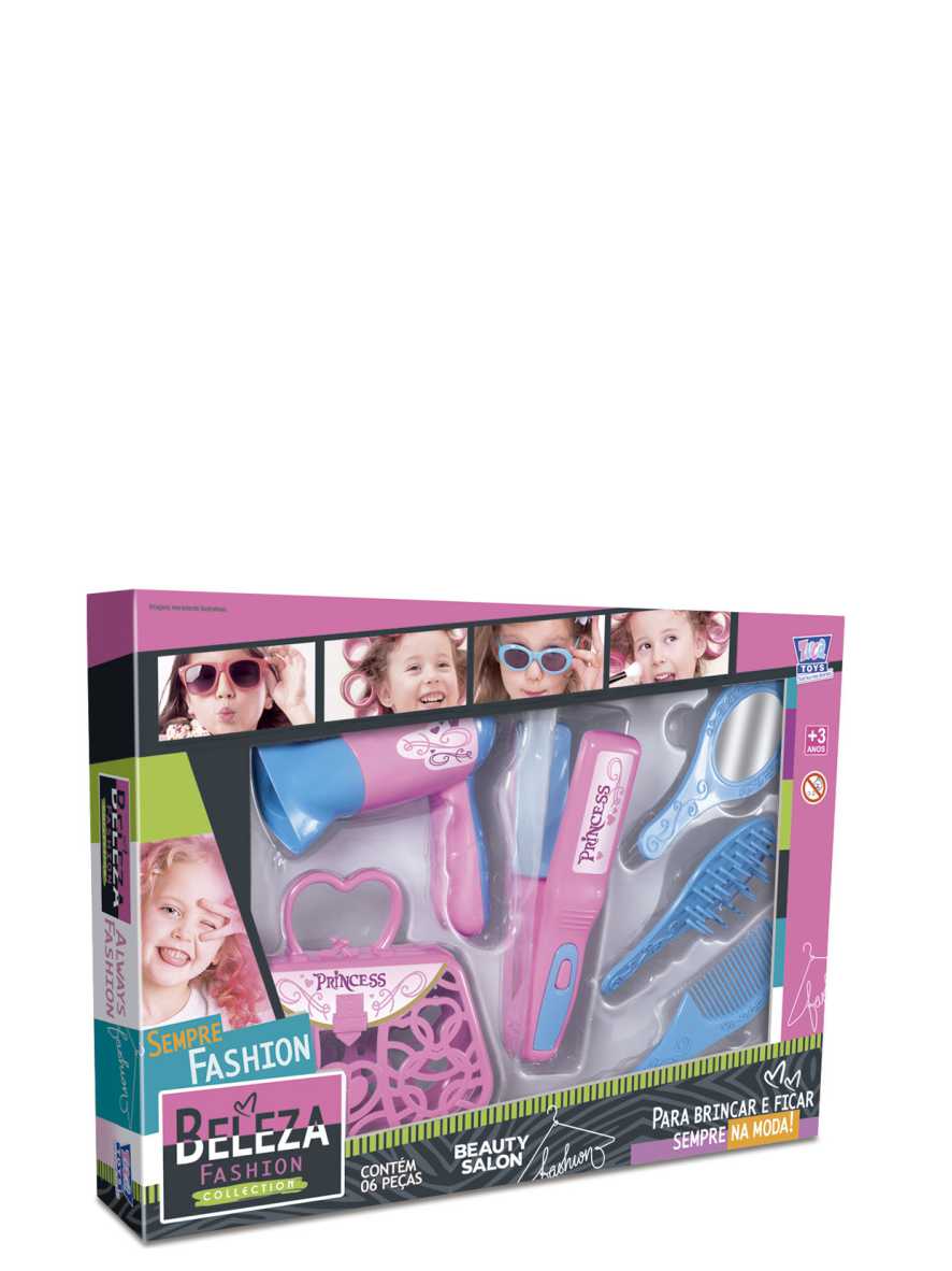 Colection Beleza Feminino Caixa Com Visor Zuca Toys Ref. 8638 