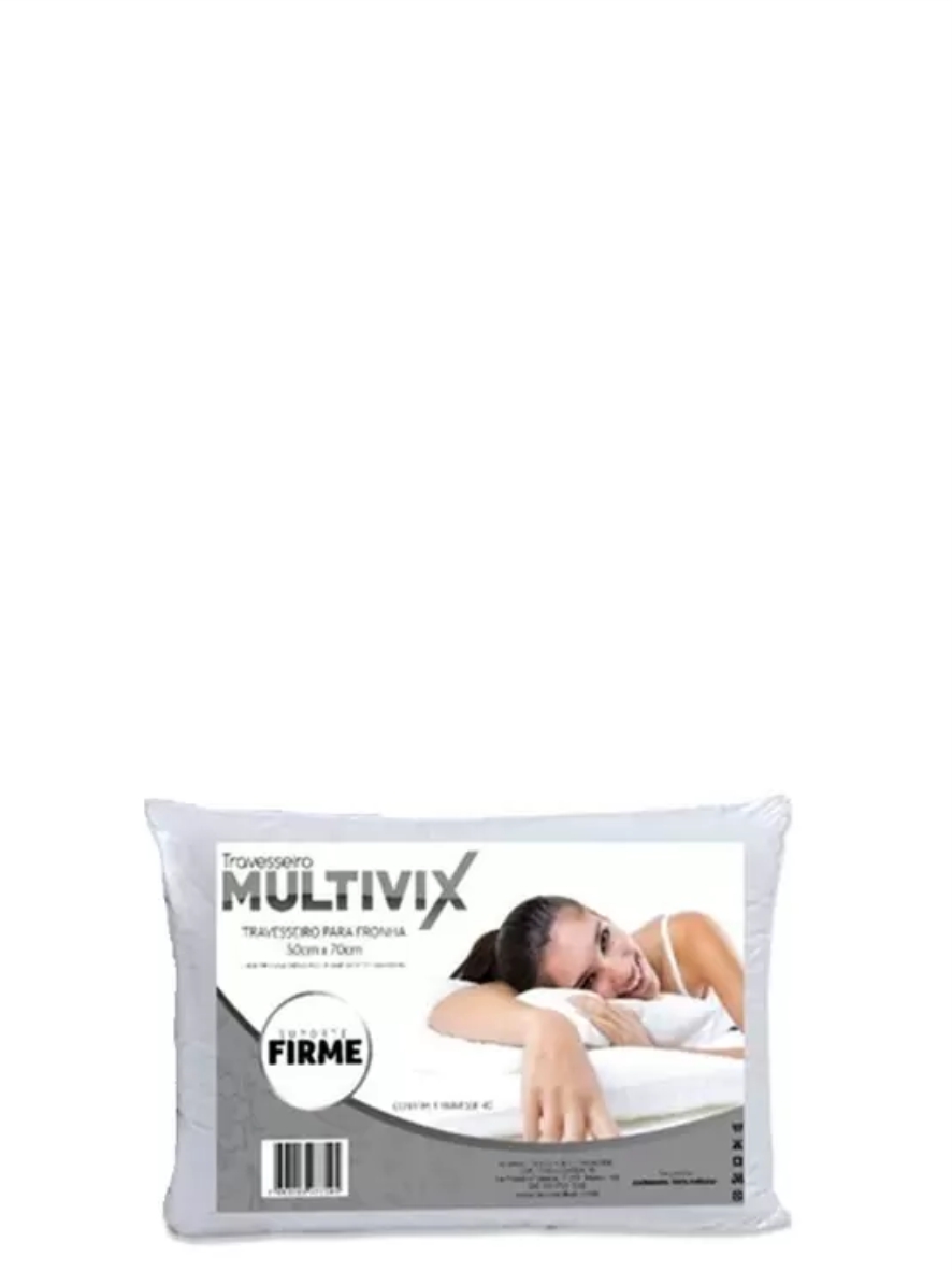 Travesseiro Multivix Matelado 50x70cm Branco Ref. 11069 