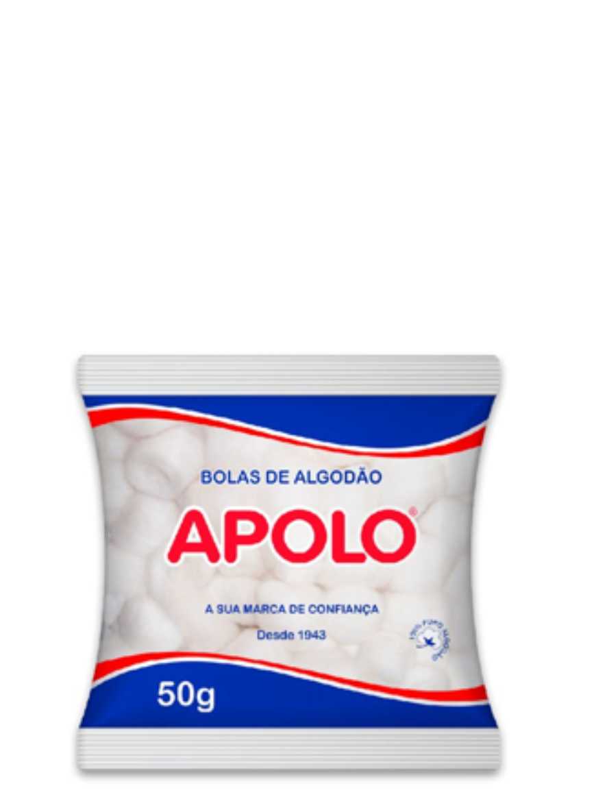 Algodão Bola 50gr Hidrofilo Apolo Ref. 7975 