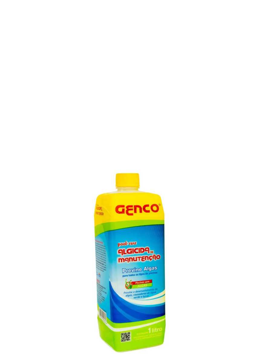 Algicida Manutenção Piscina Pool-Trat 1 Litro Genco Ref. 8095 