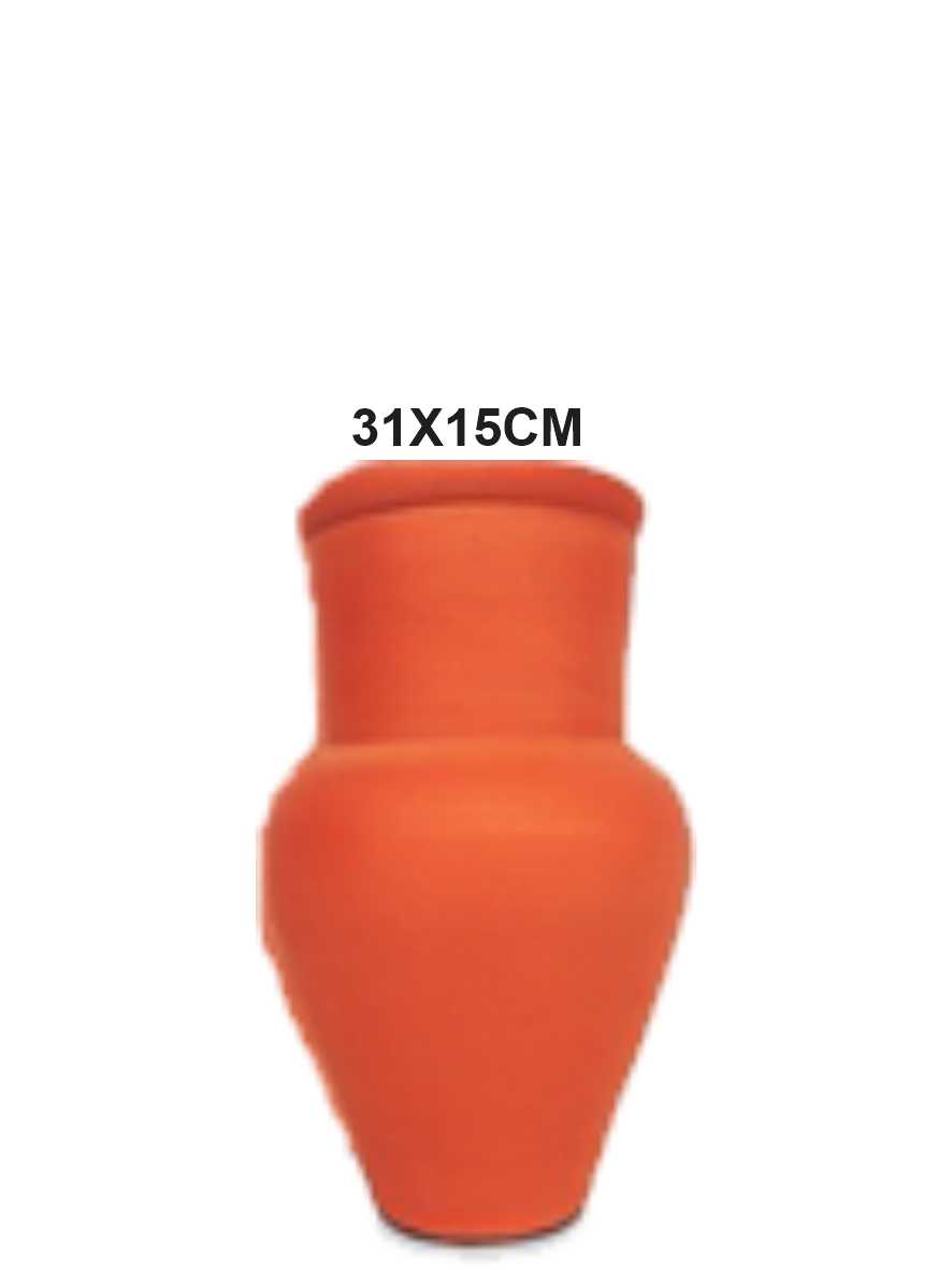 Vaso de Barro Quartilhão N.0 31x15cm Santa Maria Ref. 8269 