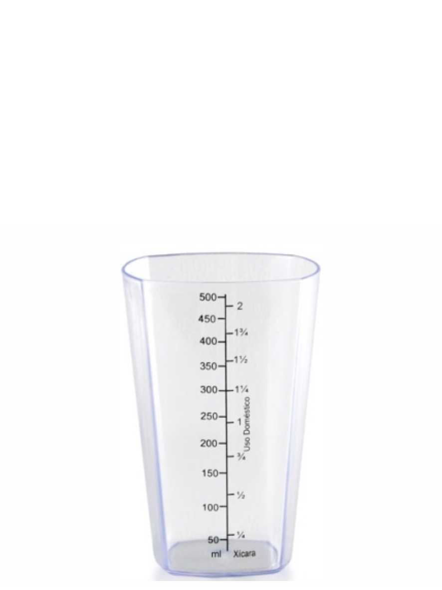 Copo Dosador Cristal de 500ml In-Brasil Ref. 916