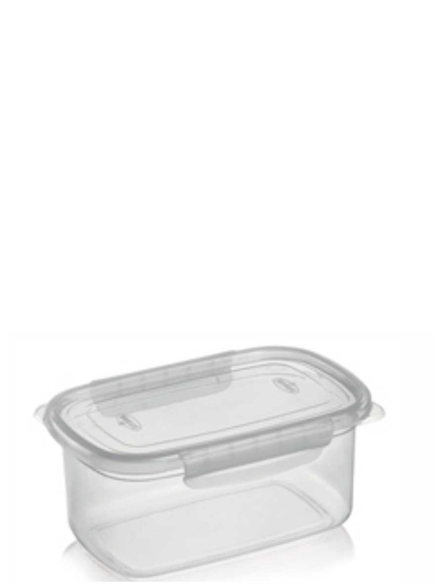 Pote Retangular Alto com Trava de 850ml Nitron Ref. 3086 Pote Retangular Alto com Trava de 850ml Nitron Ref. 3086