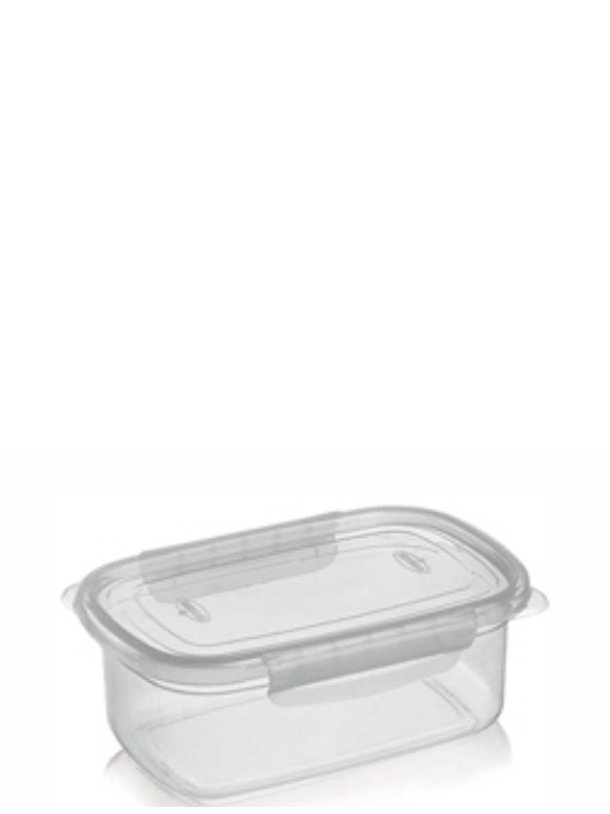 Pote Retangular Alto com Trava de 460ml Nitron Ref. 3085 