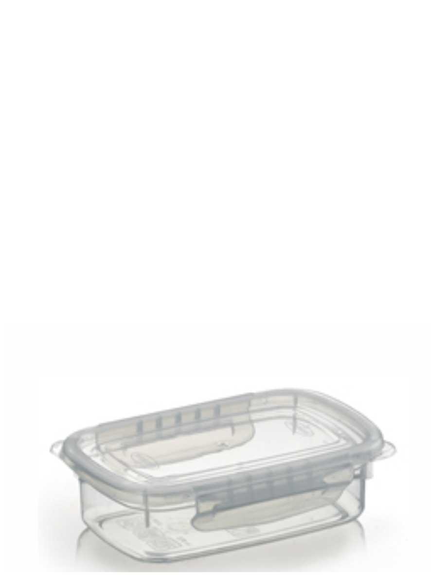 Pote Raso P. Retangular com Trava de 270ml Nitron Ref. 3087 Pote Raso P. Retangular com Trava de 270ml Nitron Ref. 3087