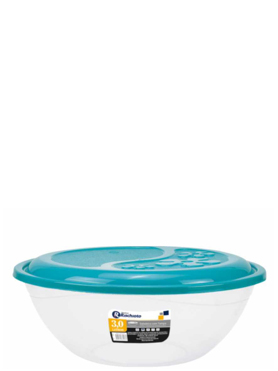 Saladeira de 3 Litros com Tampa Rischioto Ref. 397 