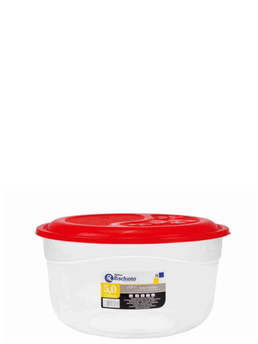 Pote Redondo Premium de 5 Litros Rischioto Ref. 1465 