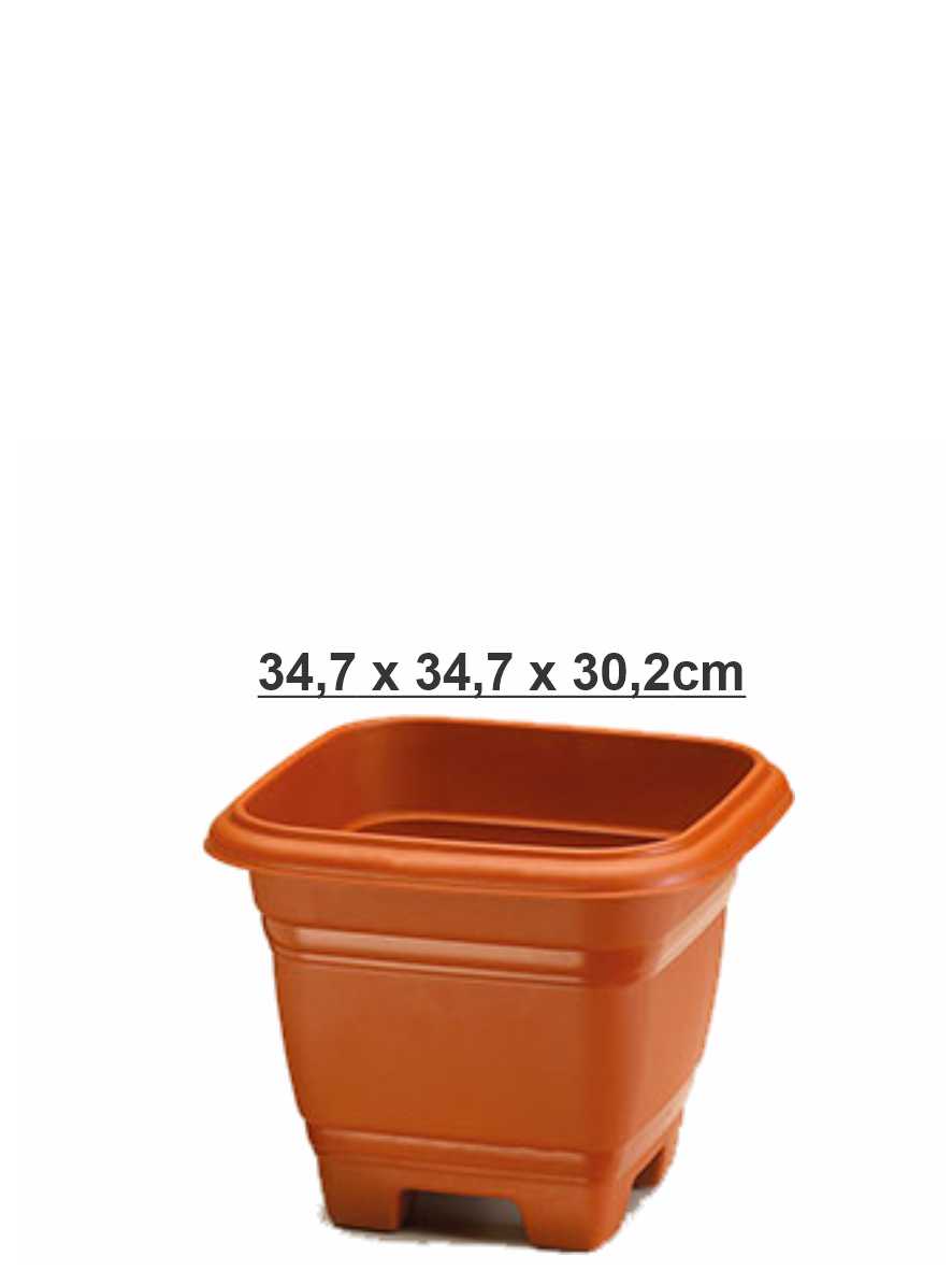 Vaso Redondo N.35 Marrom Rischioto Ref. 620