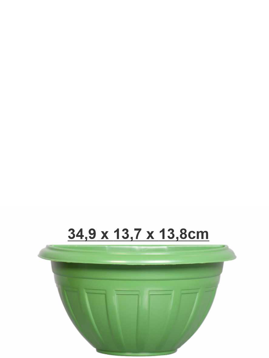 Vaso De Parede 1,7 Litros Verde Rischioto Ref. 3098 