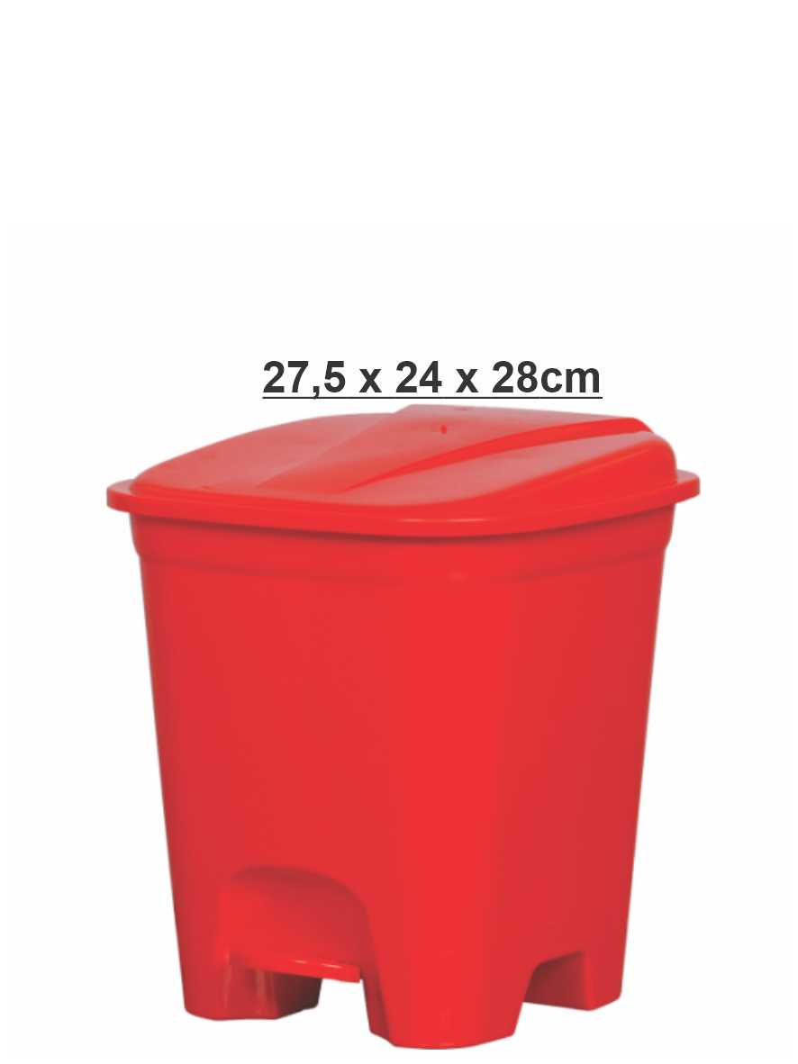 Lixeira Quadrada com Pedal de 7,5 Litros Rischioto Ref. 971 
