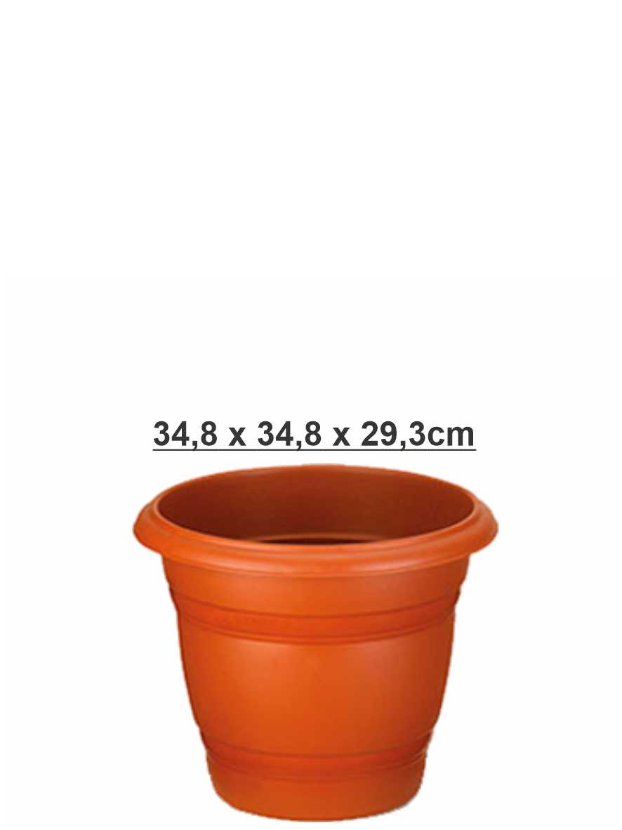Vaso Redondo N.35 Marron Rischioto Ref. 618 