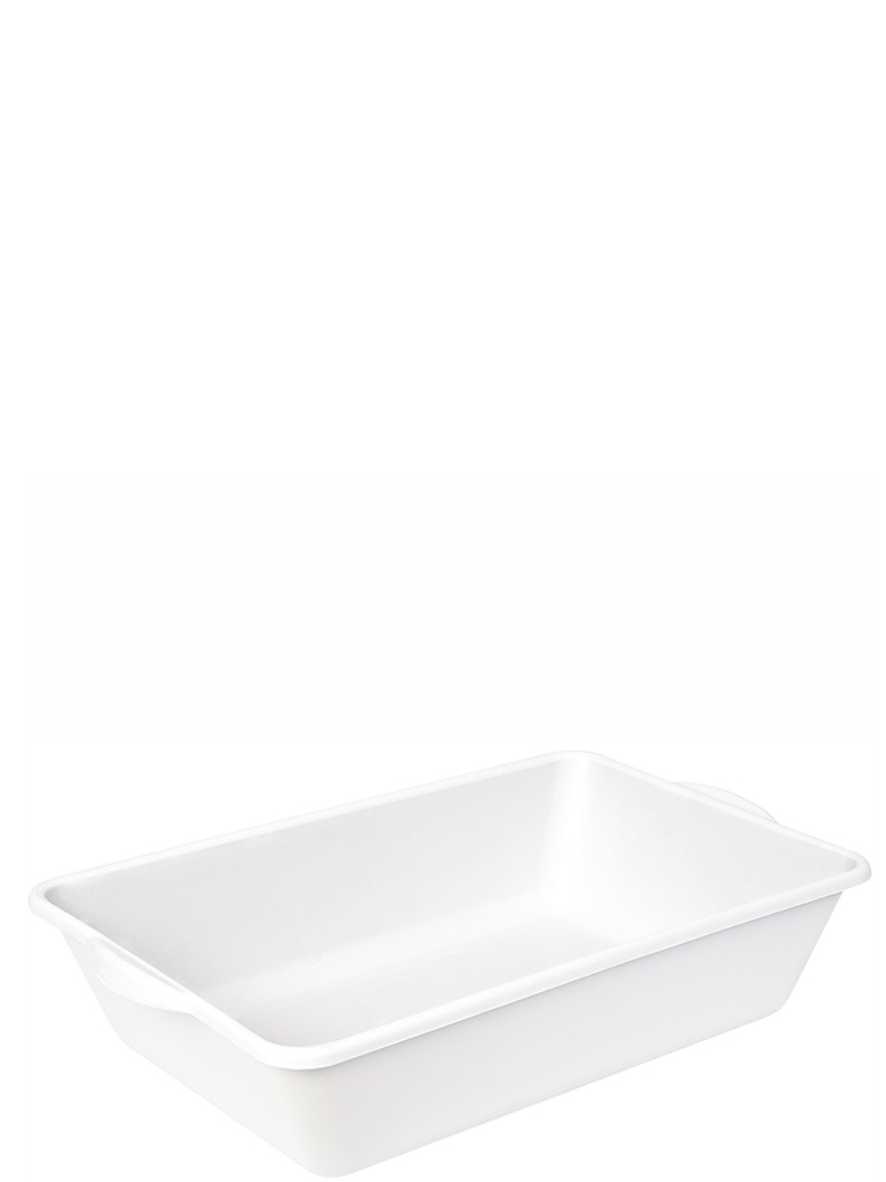 Caixa Plástica Branca de 20 Litros Ecoplastic Ref. 268