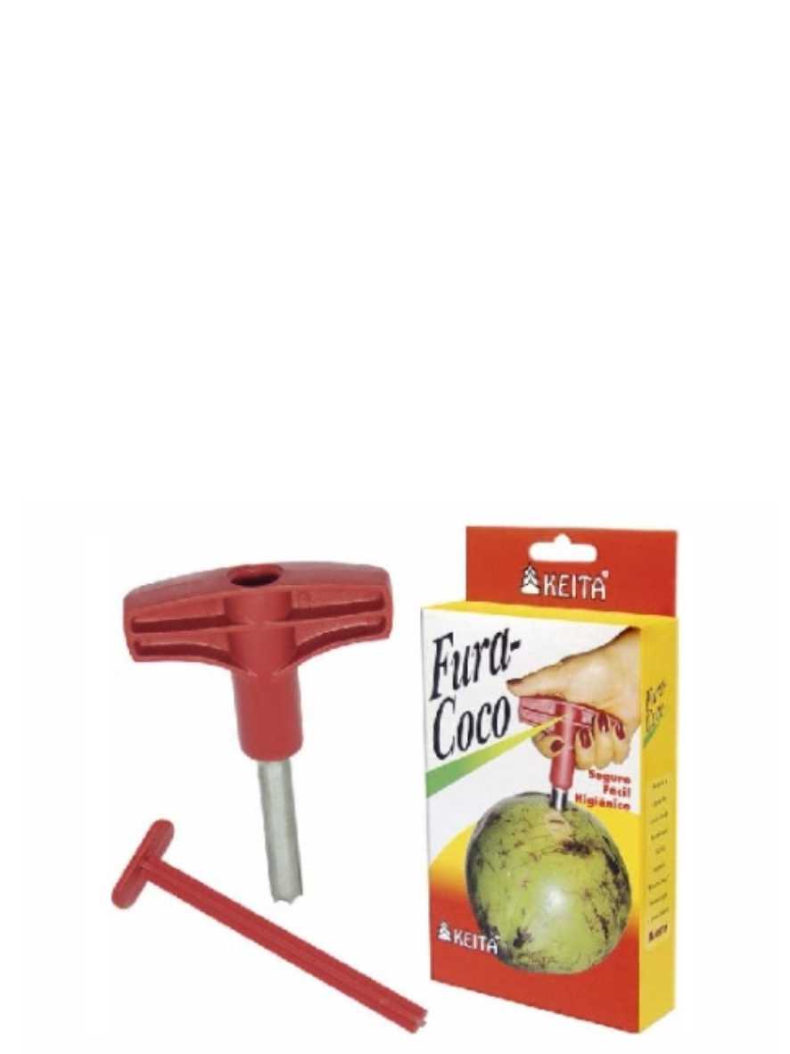 Fura Coco Tubo de Inox Keita Ref. 462