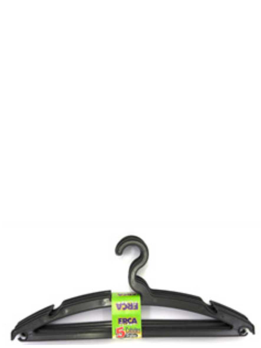 Cabide Preto Com 5 unidades Ercaplast Ref. 1466