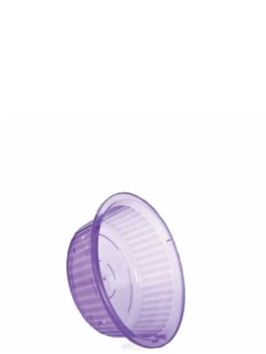 Bacia Canelada de 2,5 Litros Transcolor Ercaplast Ref. 1495 