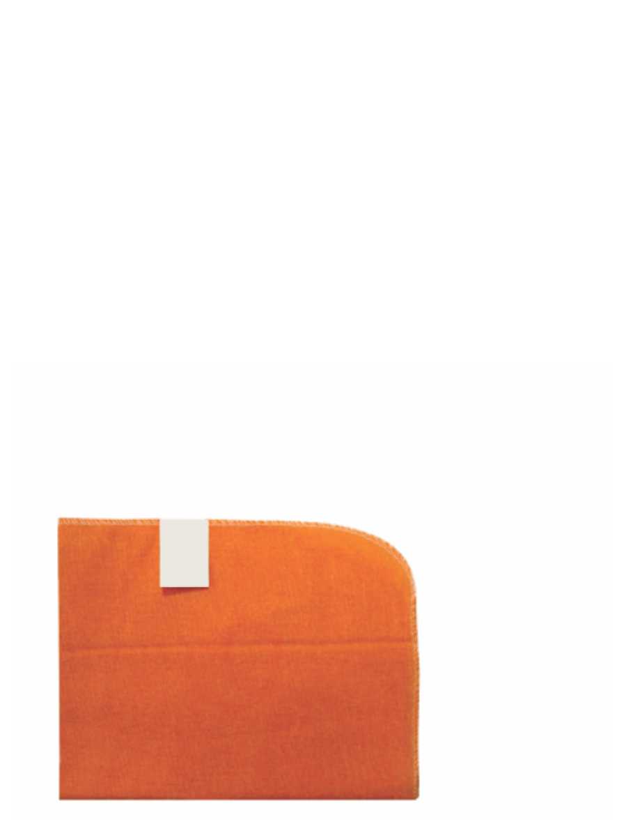 Flanela Grande Laranja 38x58cm Ref. 4253